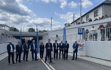 Minister Piotr Malepszak wypowiada się podczas otwarcia tunelu w Sulejówku, fot. Anna Znajewska-Pawluk