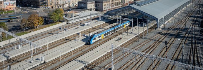 Stacja kolejowa Bytom Stacja kolejowa Bytom, fot. Łukasz Hachuła, Polskie Linie Kolejowe (1)