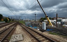 Stacja Katowice, prace przy wiaduktach kolejowych, fot. Łukasz Hachuła, źródło Polskie Linie Kolejowe 1