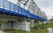 Most na Bugu, granica polsko-białoruska, tor normalny i szeroki fot. Marcin Szot 