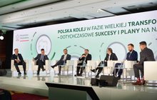 Przedstawiciele MI, PLK SA i eksperci kolejowi na konferencji PLK SA poświęconej rozwojowi polskiej kolei szynowej, fot. Jacek Kamiński, Agencja EventSnap (2)