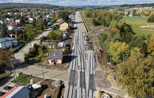 Stacja Jedlicze Modernizacja stacji kolejowej Jedlicze, 16.10.2026 r., fot. Łukasz Bryłowski (2)