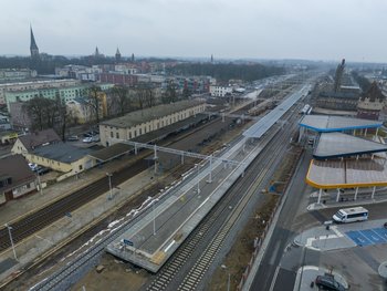 Modernizowana stacja w Stargardzie_fot. Łukasz Bryłowski