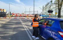 Poznań, przejazd kolejowo-drogowy ul. Św. Michała akcja bezpieczny przejazd fot. Radosław Śledziński