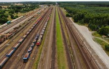 Widok z góry na stację Maksymilianowo. fot. Szymon Danielek PLK 1