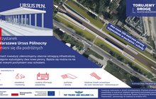 Infografika przedstawia wizualizację przystanku Warszawa Ursus Północny. Na infografice Przystanek Warszawa Ursus zmieni się dla podróżnych. Autor: Formint