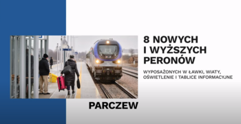 Kadr z filmu Lubartów - Parczew: Szybkie i wygodne podróże pociągiem