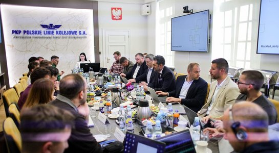 Spotkanie prasowe ws. nowego rocznego rozkładu jazdy, fot. PLK SA (1)