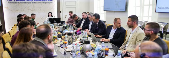 Spotkanie prasowe ws. nowego rocznego rozkładu jazdy, fot. PLK SA (1)