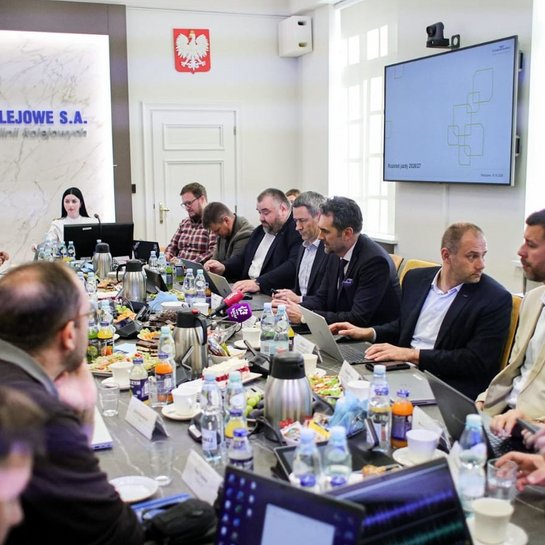 Spotkanie prasowe ws. nowego rocznego rozkładu jazdy, fot. PLK SA (1)