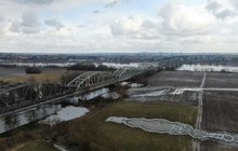 Most przez Wisłę w Grudziądzu z lotu ptaka. fot. Szymon Danielek PKP PLK (3)
