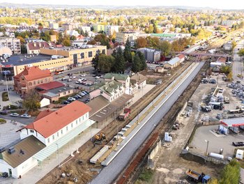 Stacja Krosno Krosno_Rewitalizacja li. nr 108 na odc. Jasło - Nowy - Zagórz, fot. Łukasz Bryłowski (1)