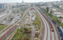 Pociągi towarowe na stacji Gdynia Port. fot. Szymon Danielek PLK (2)