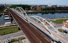 Most kolejowy nad Wisłą w Krakowie