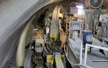 Maszyna TEM drążąca tunel w Trzcińsku, fot. Witold Szczotka