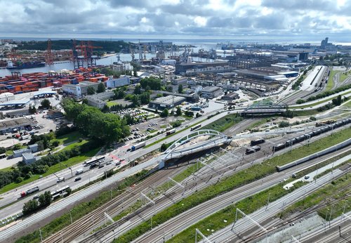 Goods to the port in Gdynia will travel via new viaduct