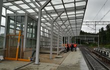 Budowa przystanku Wałbrzych Centrum