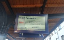 System dynamicznej informacji pasażerskiej na stacji w Lublińcu
