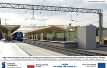 Wizualizacja stacji Warszawa Falenica. Autor: PLK (1)