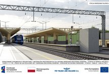 Wizualizacja stacji Warszawa Falenica. Autor: PLK (1)