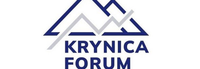 Logo Krynica Forum. Autor Instytut Kościuszki.