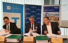 Podpisanie umowy na budowę przystanku Radom Wschodni; fot. Karol Jakubowski PLK SA