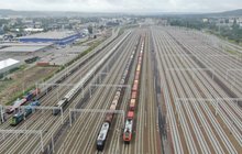 Pociągi towarowe na stacji Gdynia Port. fot. Szymon Danielek