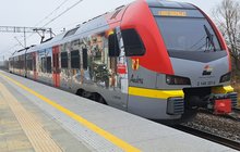 Przystanek Sierakowice Skierniewickie Przystanek Sierakowice Skierniewickie, nowy peron, pociąg fot. Natalia Kolczyńska PLK SA