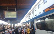 System dynamicznej informacji pasażerskiej na stacji w Lublińcu