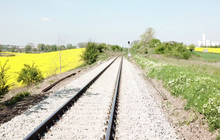 Prace na linii kolejowej nr 206 Dziarnowo - Wapienno