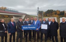 Briefing prasowy z udziałem przedstawicieli MI i PLK SA w Białej Rawskiej fot. Rafał Wilgusiak