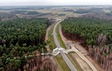 Nowa łącznica kolejowa Czarnca - Włoszczowa Północ, widok z lotu ptaka, fot. Krzysztof Dzidek (1)