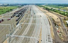 Gdańsk Port Północny, nowe tory z siecią trakcyjną i pociągi towarowe