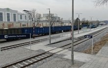 Widok na dojście do peronu na przystanku Sobótka Zachodnia, fot. P. Mieszkowski, A. Lewandowski (1)
