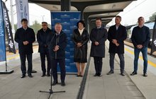 Otwarcie nowego peronu w Tarnowskich Górach, fot. Katarzyna Głowacka
