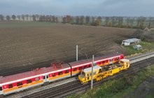 Linia nr 204, prace maszyny PUN, na odcinku Stare Pole – Gronowo Elbląskie_1 fot D.Strzemkowski (13)