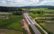 Przystanek Pisary, widok z lotu ptaka, fot. Piotr Hamarnik