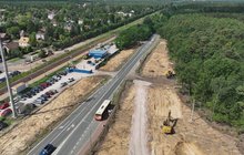 Maszyny budowlane na ul. 1 Praskiego Pułku WP, fot. A.Lewandowski, P.Mieszkowski