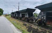 Stacja Wadowice - pociąg sieciowy - prace, fot. Dorota Szalacha