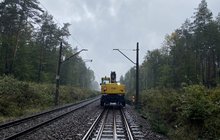 Specjalny pociąg PUN na torach Herby Nowe (Kalina) – Rusiec Łódzki (nr 131)
