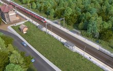 Wizualizacja mijanki w Parkowie_Infra