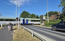 Przejazd kolejowo-drogowy w Oławie, fot. Katarzyna Głowacka PLK SA