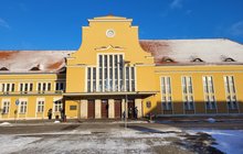 Budynek dworca kolejowego w Legnicy, fot. Mirosław Siemieniec