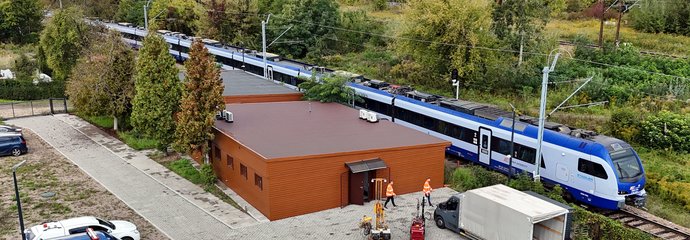 Krakowskie Laboratorium PLK SA, widok z lotu ptaka, fot. Piotr Hamarnik