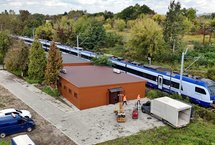 Krakowskie Laboratorium PLK SA, widok z lotu ptaka, fot. Piotr Hamarnik