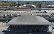 Widok z góry na stację Warszawa Wschodnia, fot. A.lewandowski, P.Mieszkowski