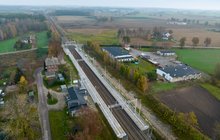 Perony na przystanku Zieleń, fot. Łukasz Bryłowski PKP PLK