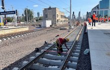 Wykonawcy przy budowie nowych torów na stacji Warszawa Zachodnia, fot. Anna Znajewska-Pawluk (2)