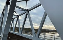 Nowa konstrukcja mostu kolejowego nad Narwią na linii Ostrołęka-Chorzele, for. Anna Znajewska-Pawluk PLK