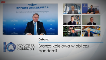 Uczestnicy podczas debaty X Kongresu Kolejowego.